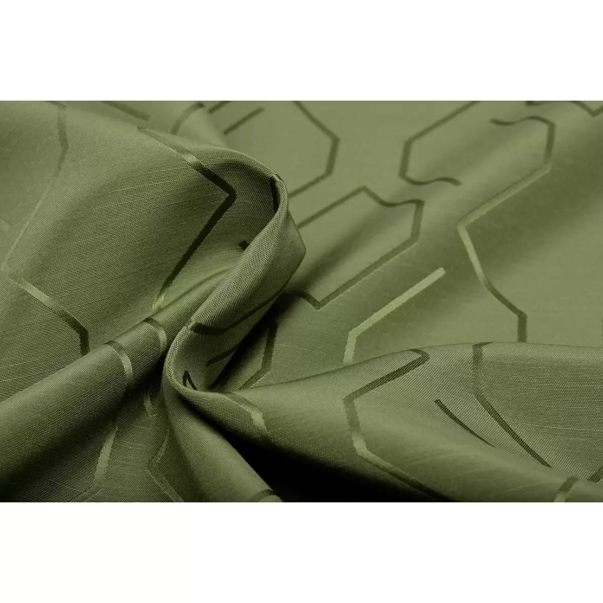 Nachtvorhang Jacquard Rombo grün