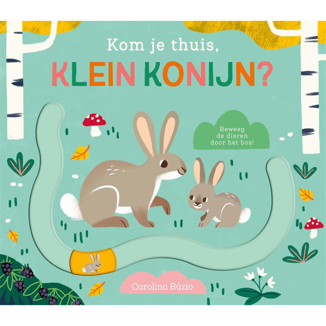 Uitgeverij gottmer schuifboekje kom je thuis, klein konijn?