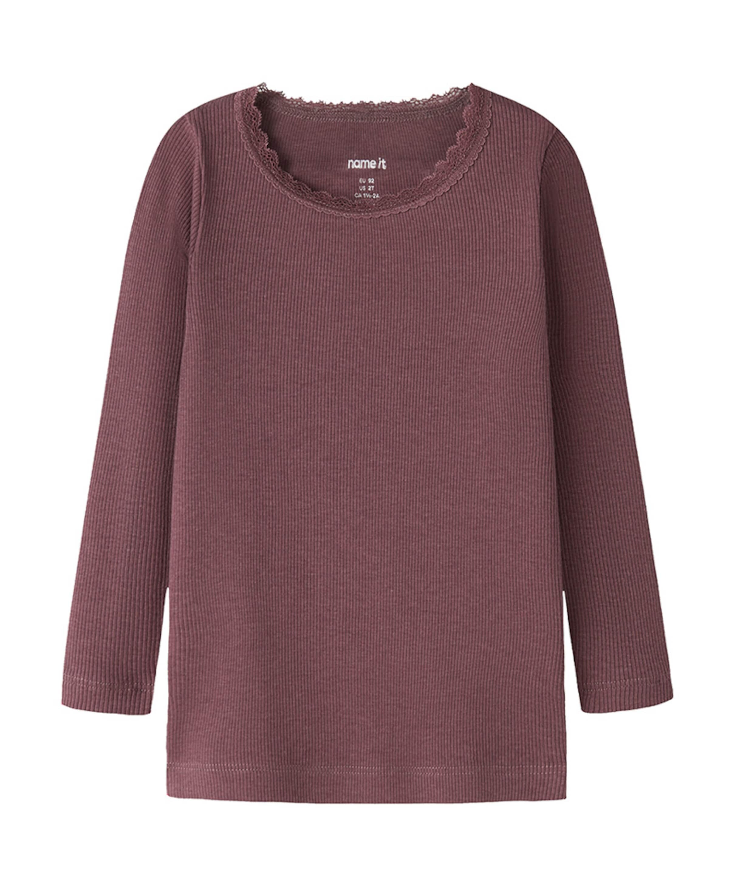 Name it Meisjes longsleeve bordeaux