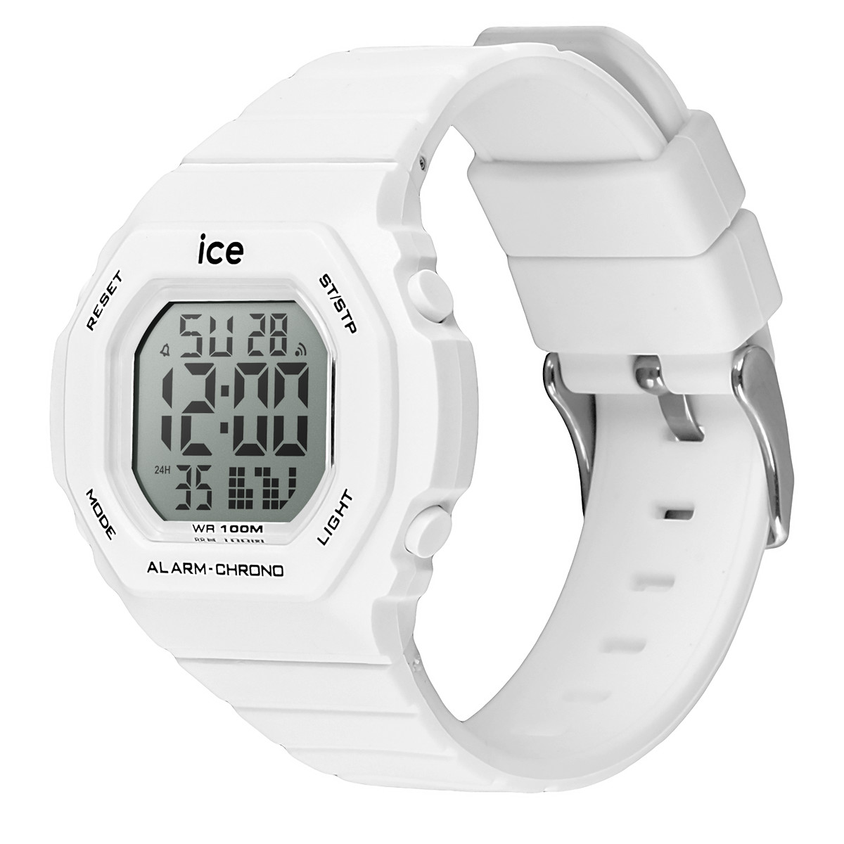 Montre ICE WATCH ice digit ultra femme bracelet silicone blanc