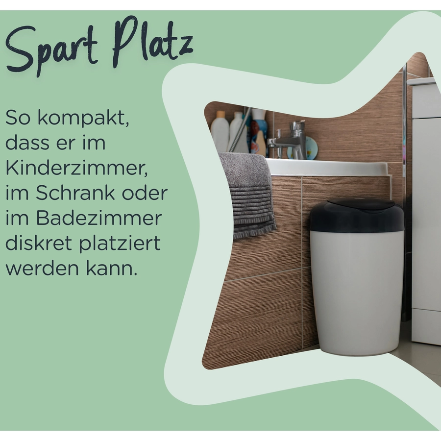 Tommee Tippee Nachfüllkassetten Sangenic Simplee Windeleimer 9er Set