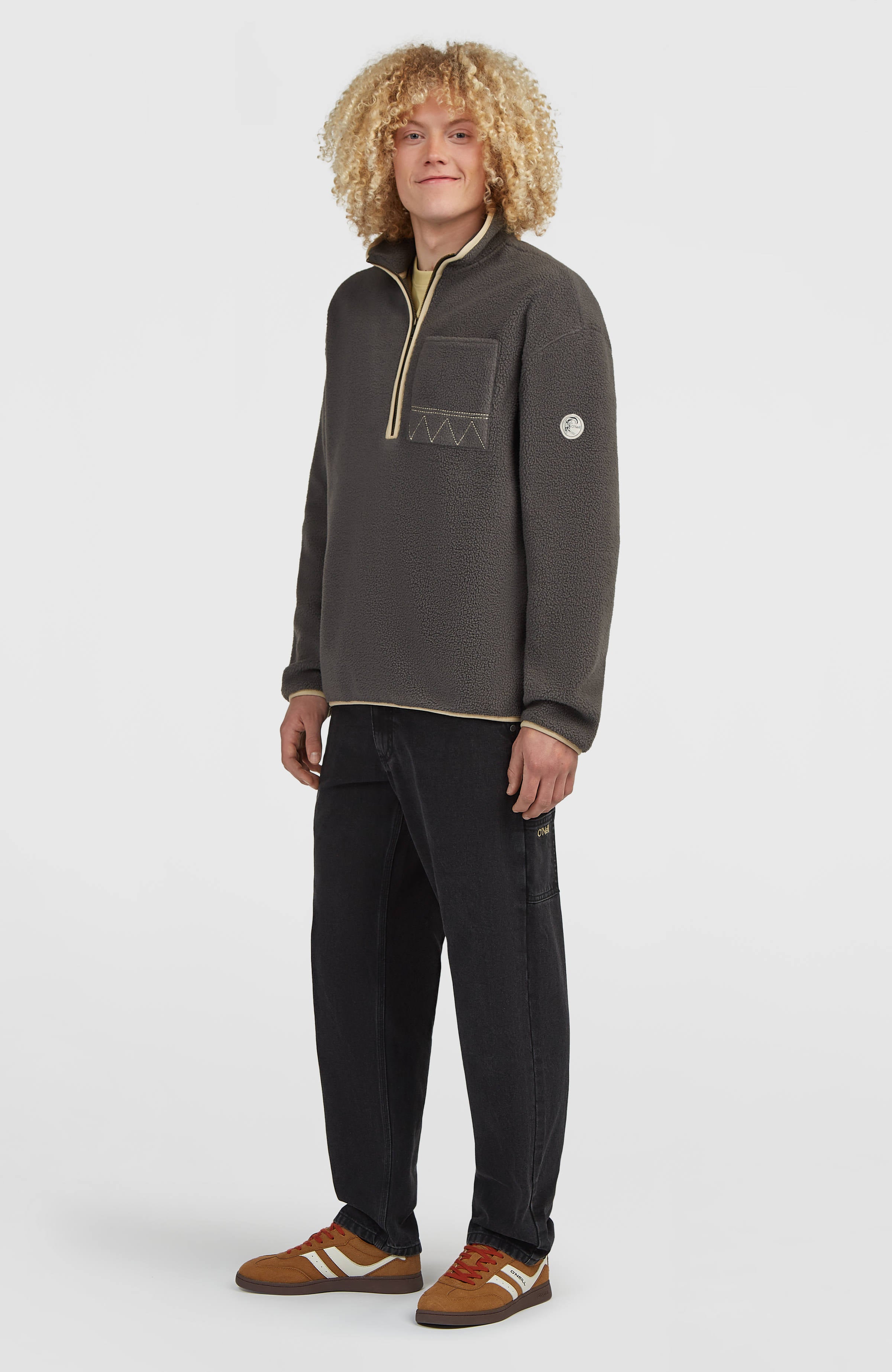 Trui O'Riginals Fleece met halve rits
