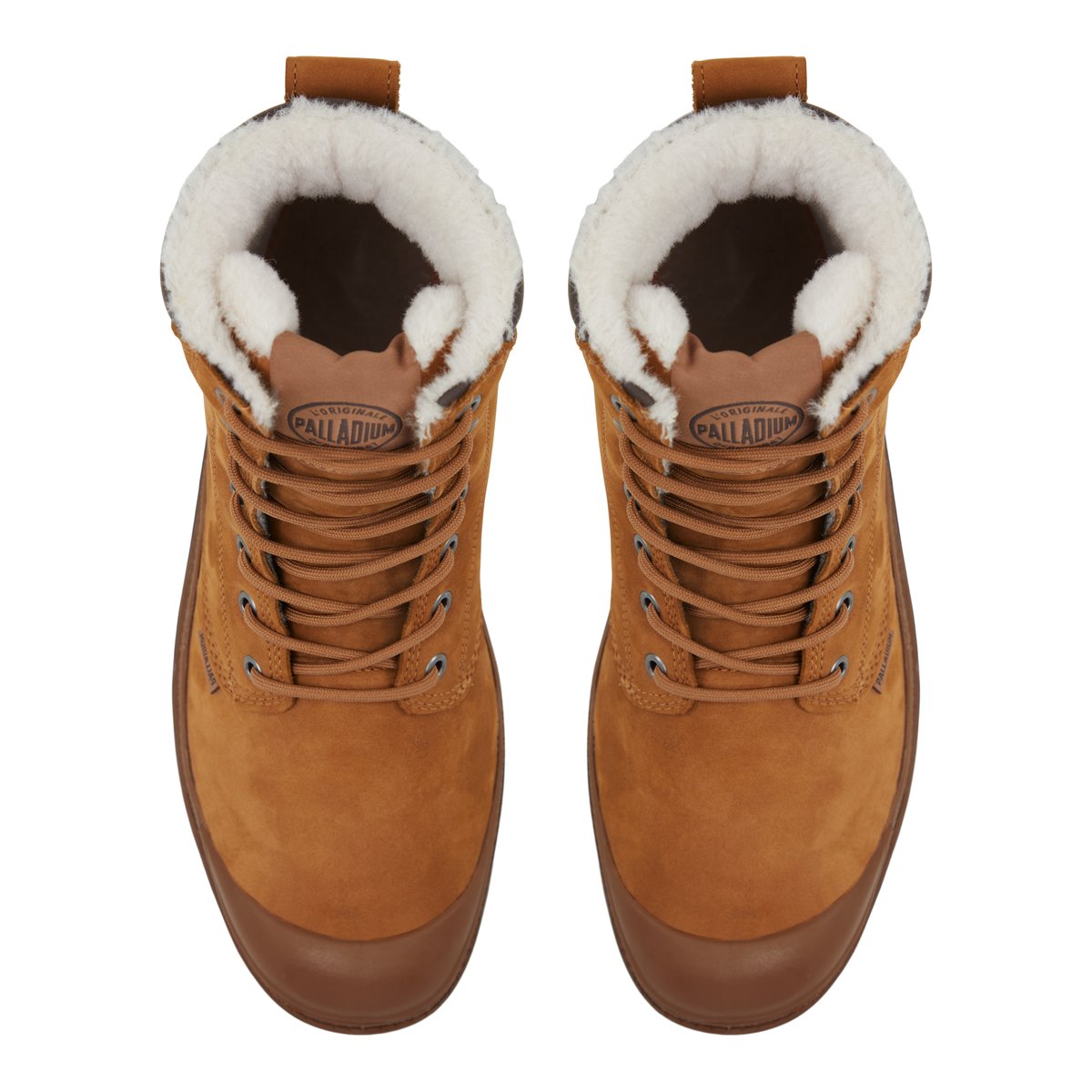 PALLADIUM-Pampa-cuff-m-Bottes décontractées - Talon plat - Cognac