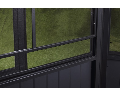 SOJAG Charleston 12x15 paviljoen met wandelementen en klamboe 472x367 cm antraciet