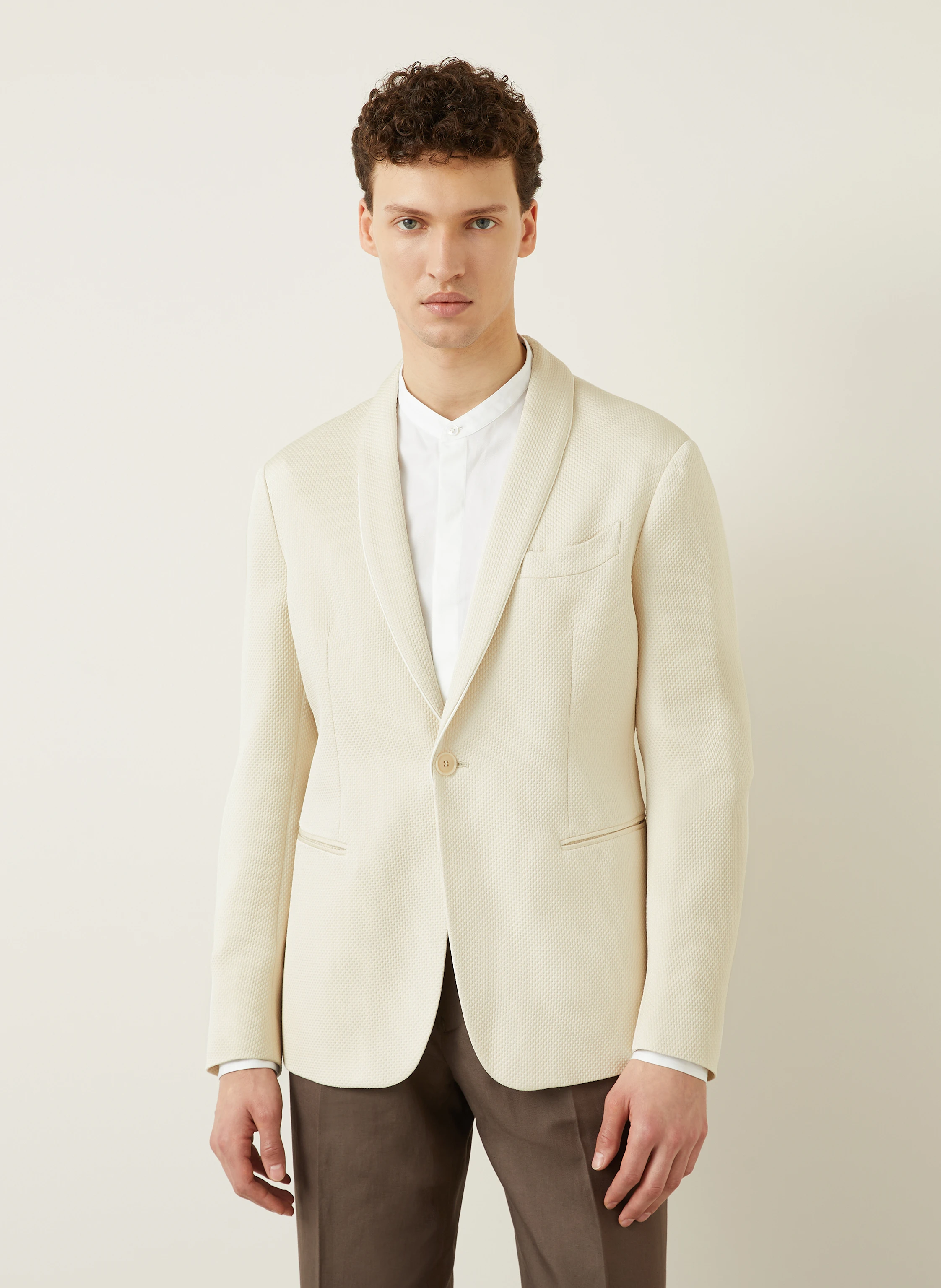 GIORGIO ARMANI Sakko Extra Slim Fit mit Seide