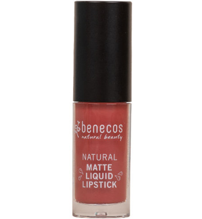 Benecos Lippenstift liquid mat rosewood romance (5 ml)