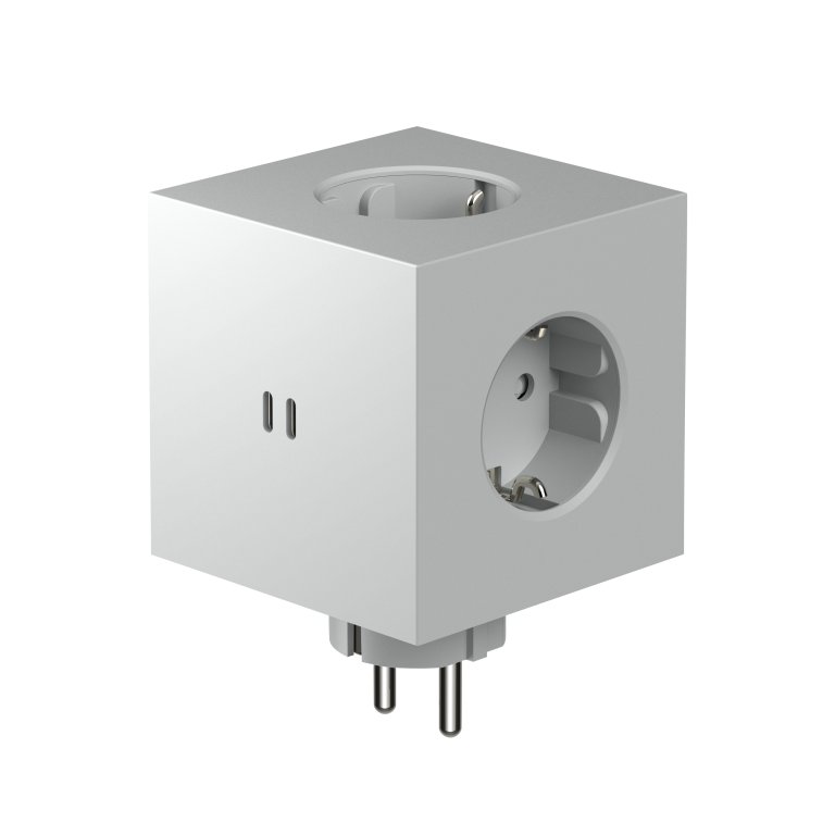 Avolt Mehrfachsteckdose Square 2 USB-C & Wallmount