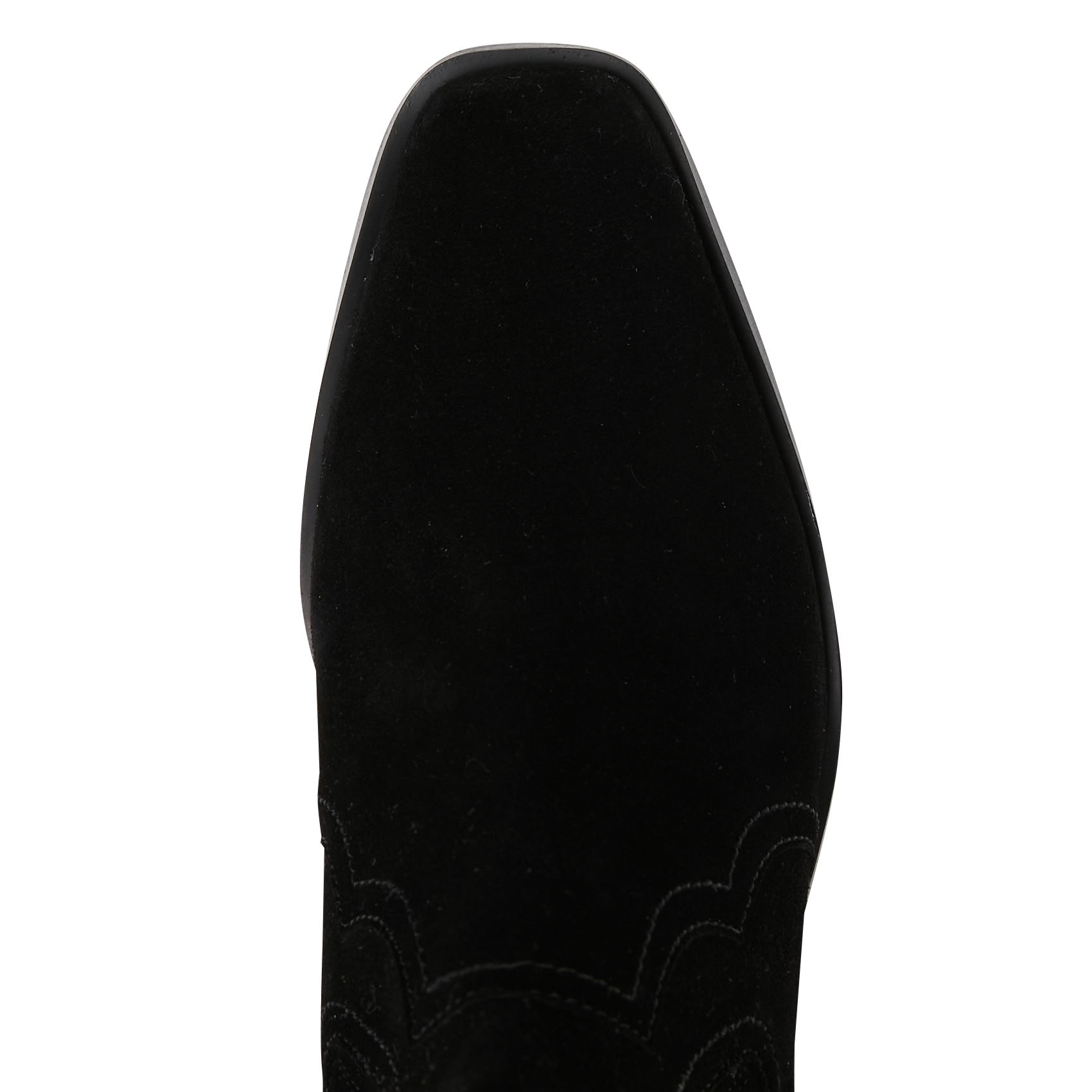 RACHEL - Bottines à talons en cuir velours | Noir