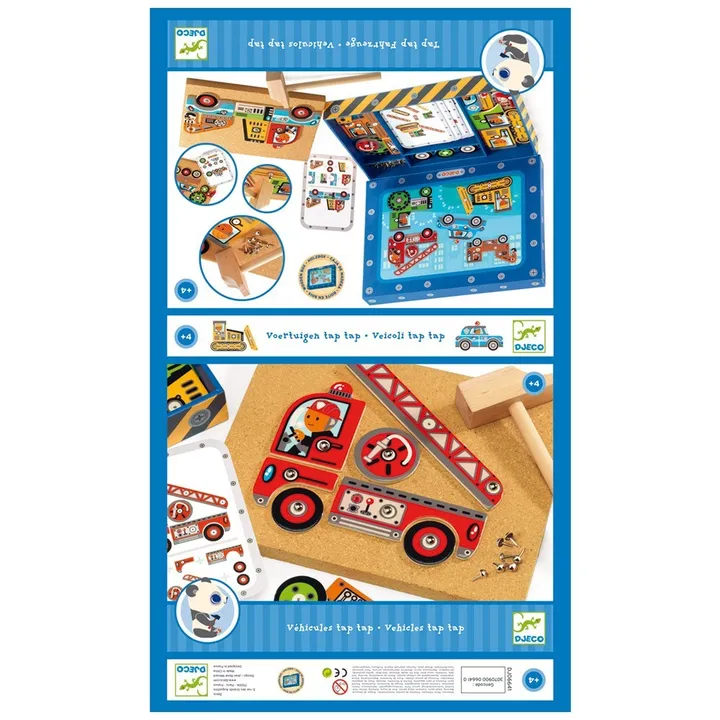 Djeco Jeu de dextérité Tap tap véhicules