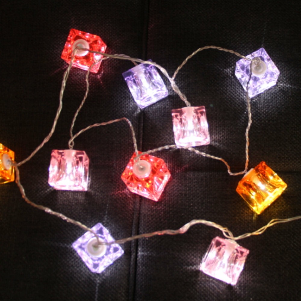 Guirlande cube soleil couchant - chromex