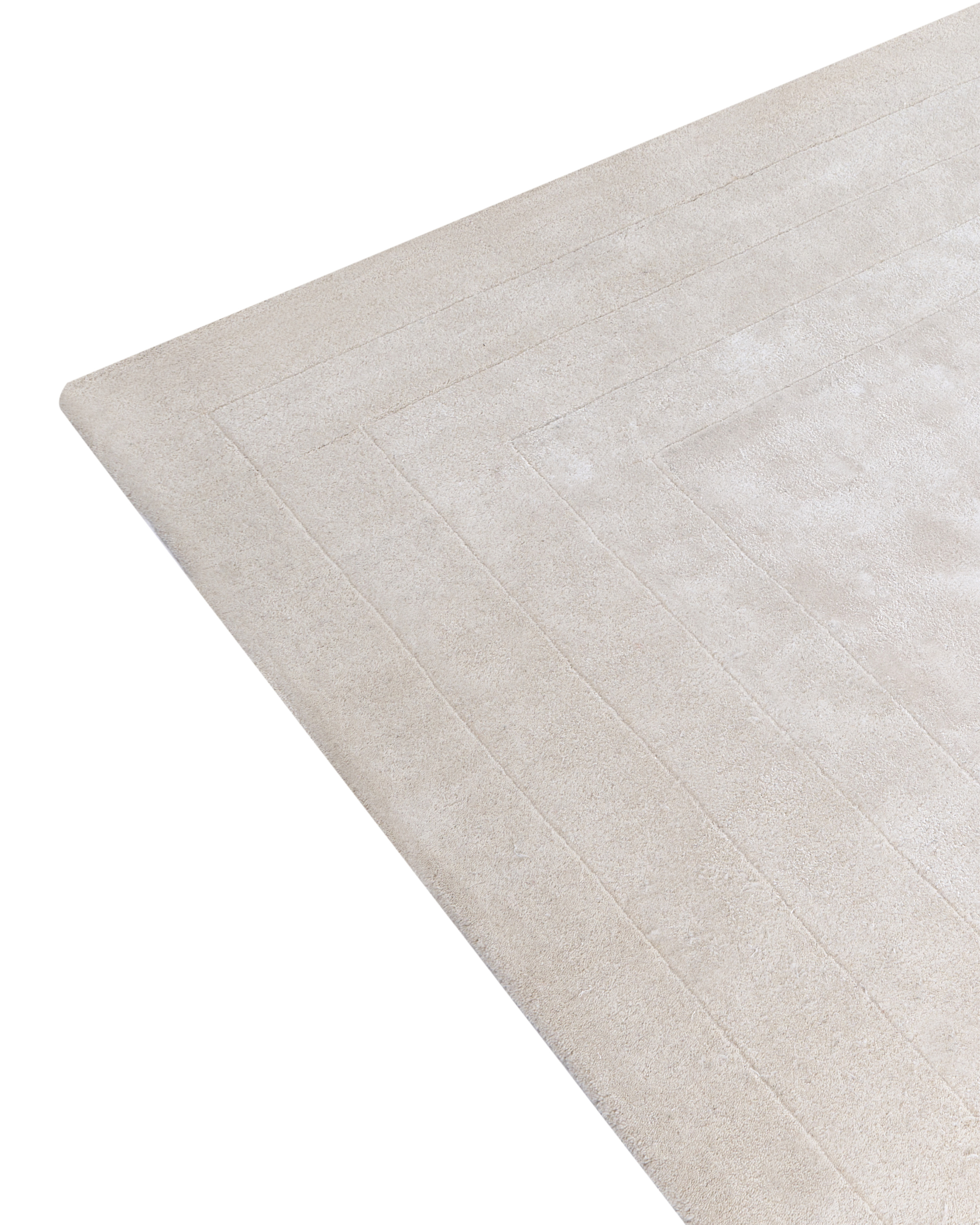 Vloerkleed AMADO Lichtbeige 160 x 230 cm Viscose