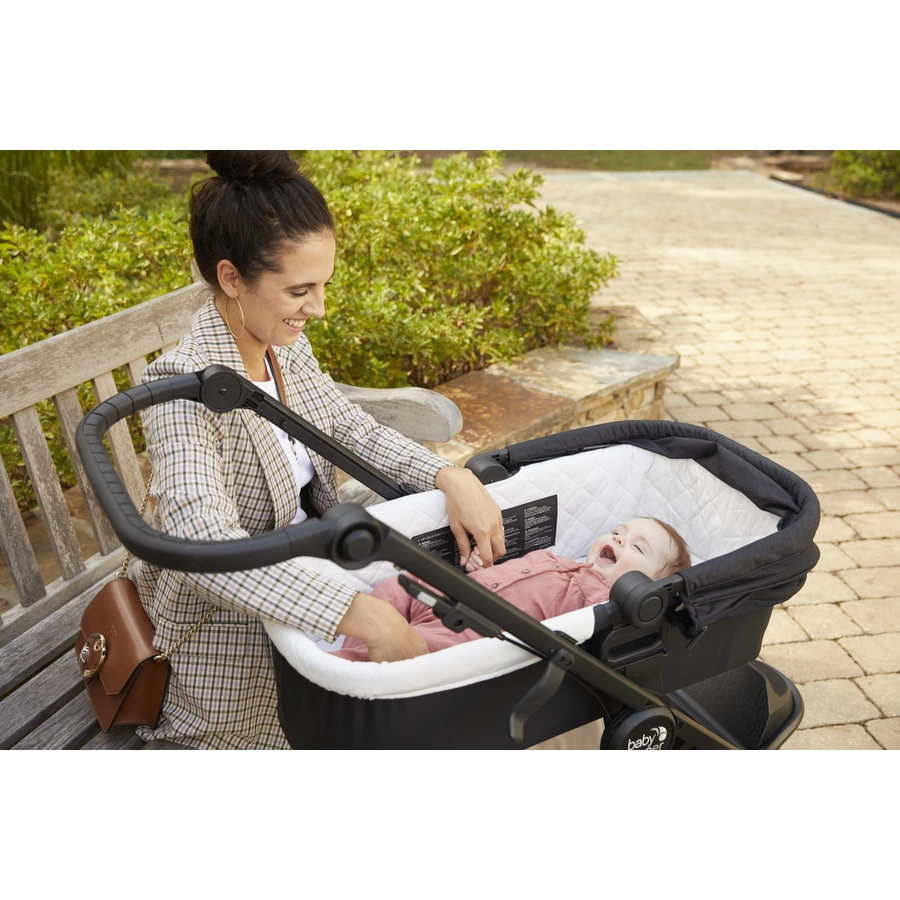 baby jogger Kombi-Kinderwagen City Mini GT2 Briar Green inklusive Babywanne und Sicherheitsbügel