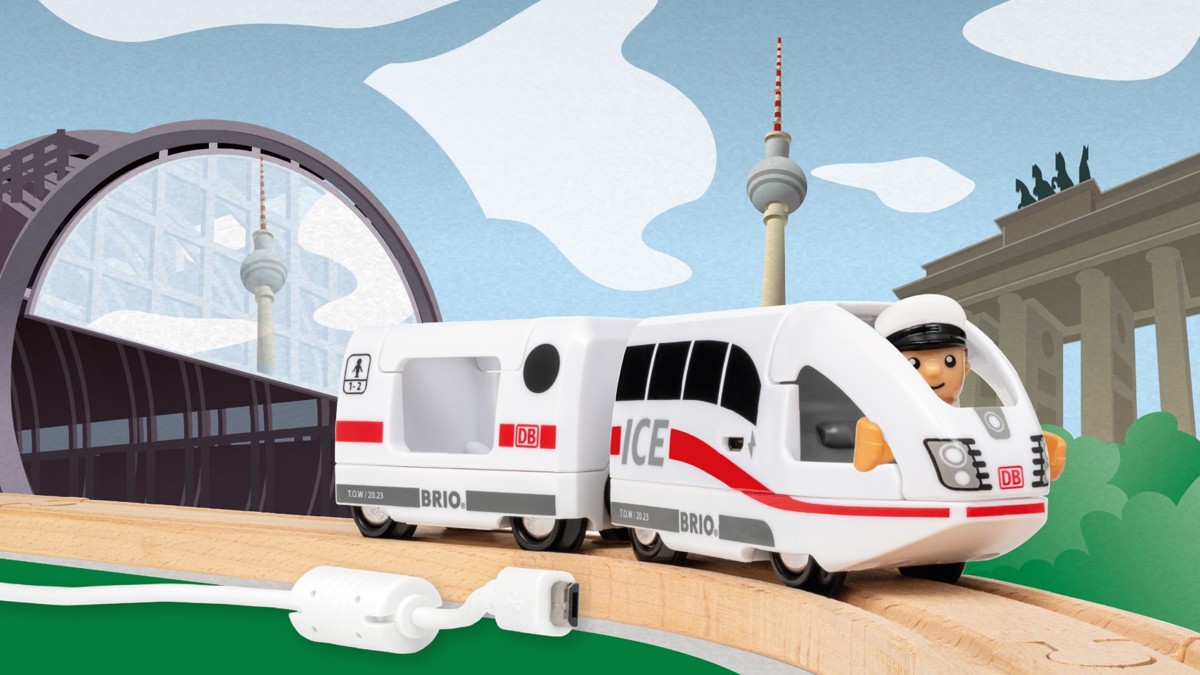 BRIO - ICE Rechargeable Train (Trains of the world)