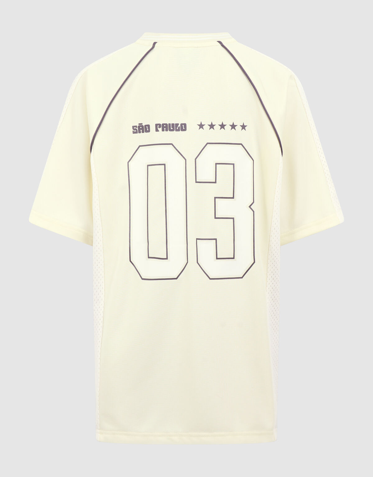 Sporty Oversized T-shirt Lichtgeel