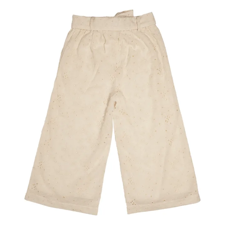 Baje Studio Jupe-Culotte Madden Brodée | Blanc