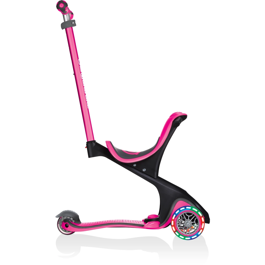 GLOBBER GO-UP COMFORT LIGHTS mit Leuchtrollen, pink