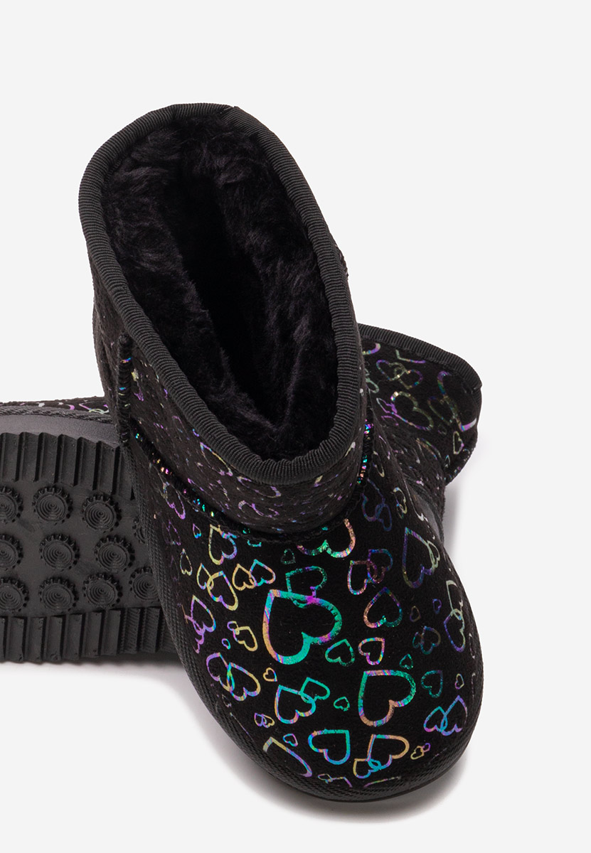 Bottes de neige femme noires Lindsy