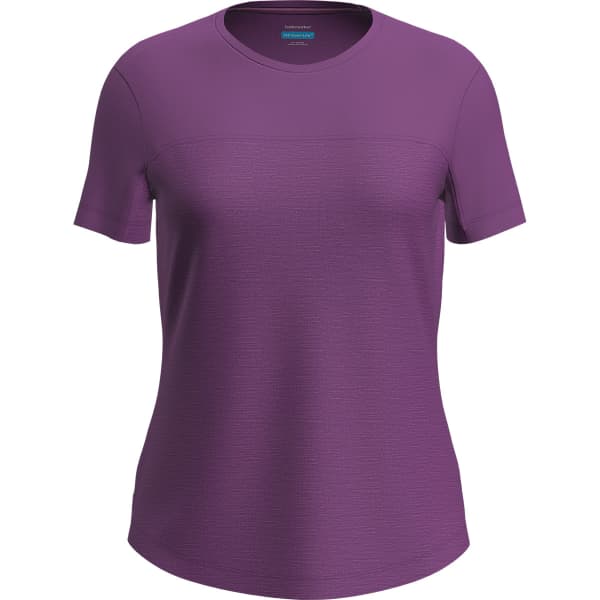 T-shirt randonnée ICEBREAKER W MERINO 125 COOL-LITE SPHERE III SS TEE PASSION HTHR/PASSION/CB