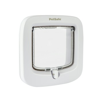 Petsafe Kattenluik 4-standen wit