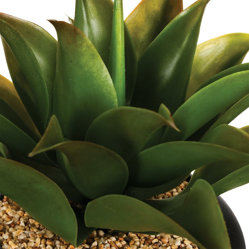 Plante artificielle aloe vera pot en céramique h 37 cm