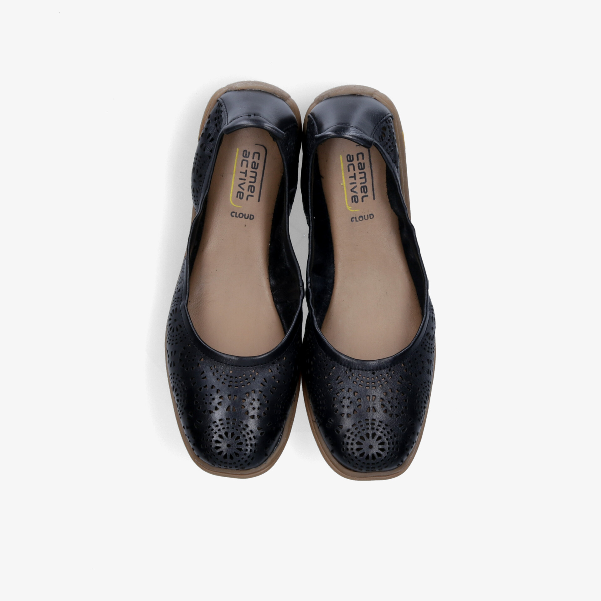camel active Damen Ballerinas schwarz
