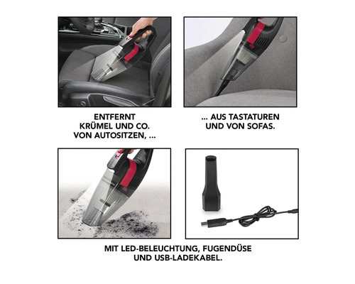 CLEANmaxx draadloze handstofzuiger 15W