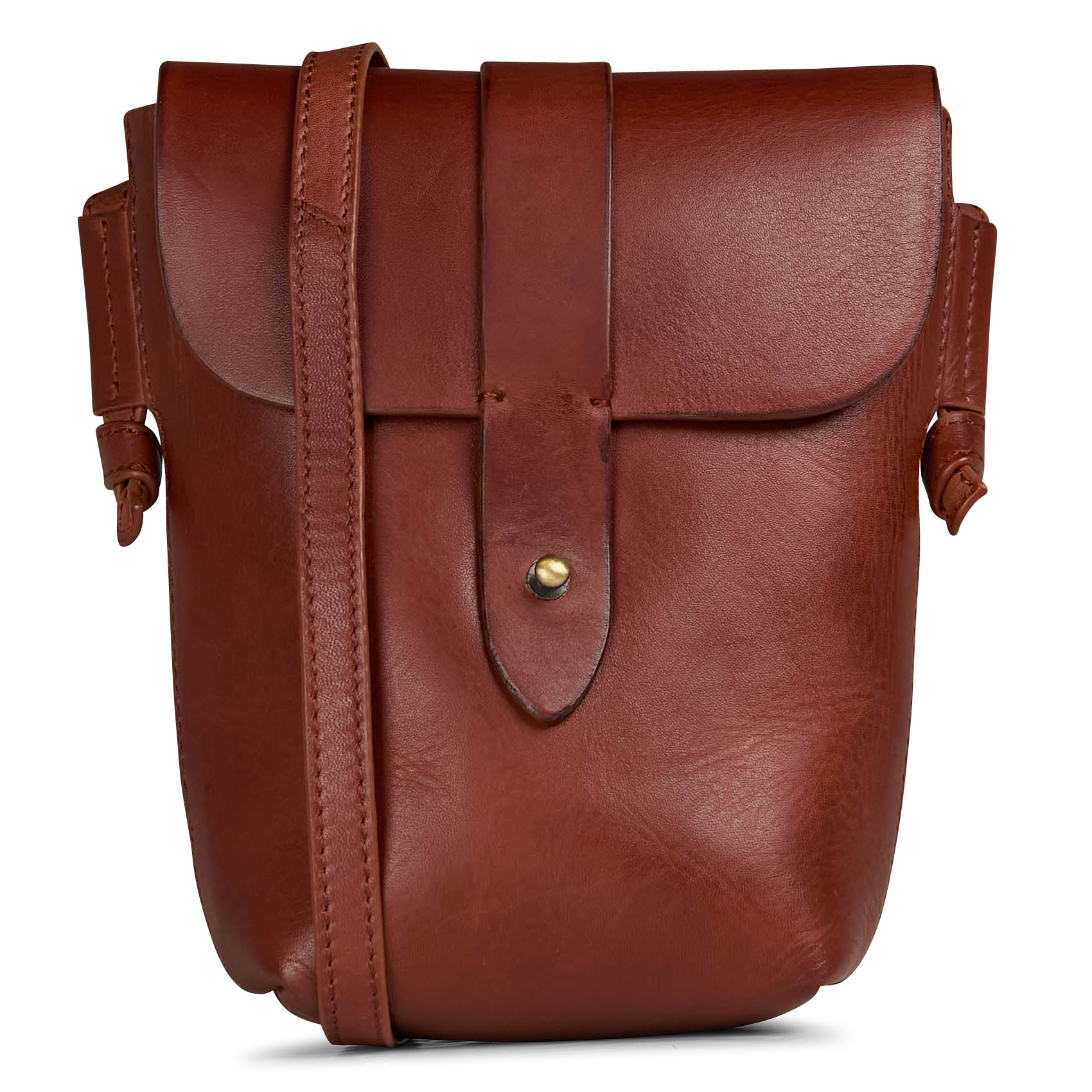GABRIEL MINI - Sac bandoulière en cuir | Beige