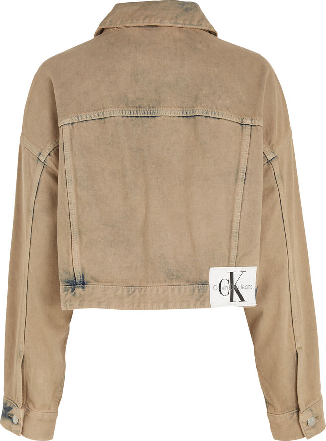 Calvin Klein Denim cropped jacket 1a4
