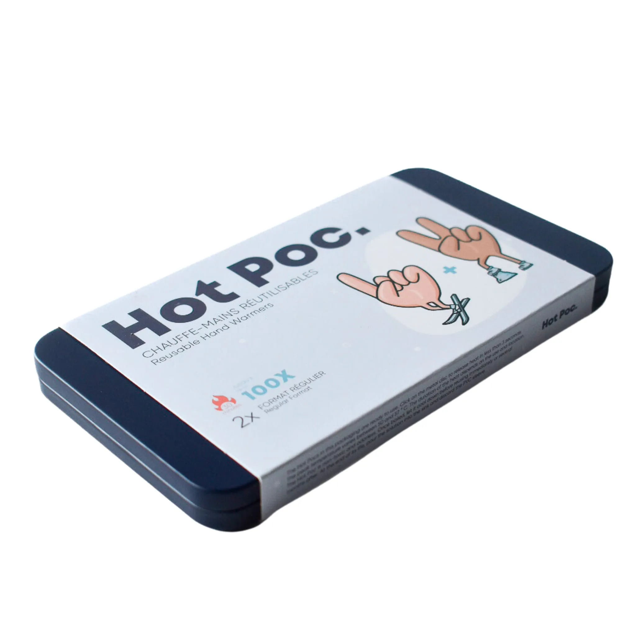 Hot Poc Boîtier (2 réguliers) – Chauffe-mains réutilisables Hot Poc