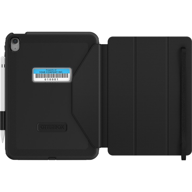 OtterBox Defender EDU Folio Series pour Apple iPad (A16/10th gen), noir - produits livrés sans emballage