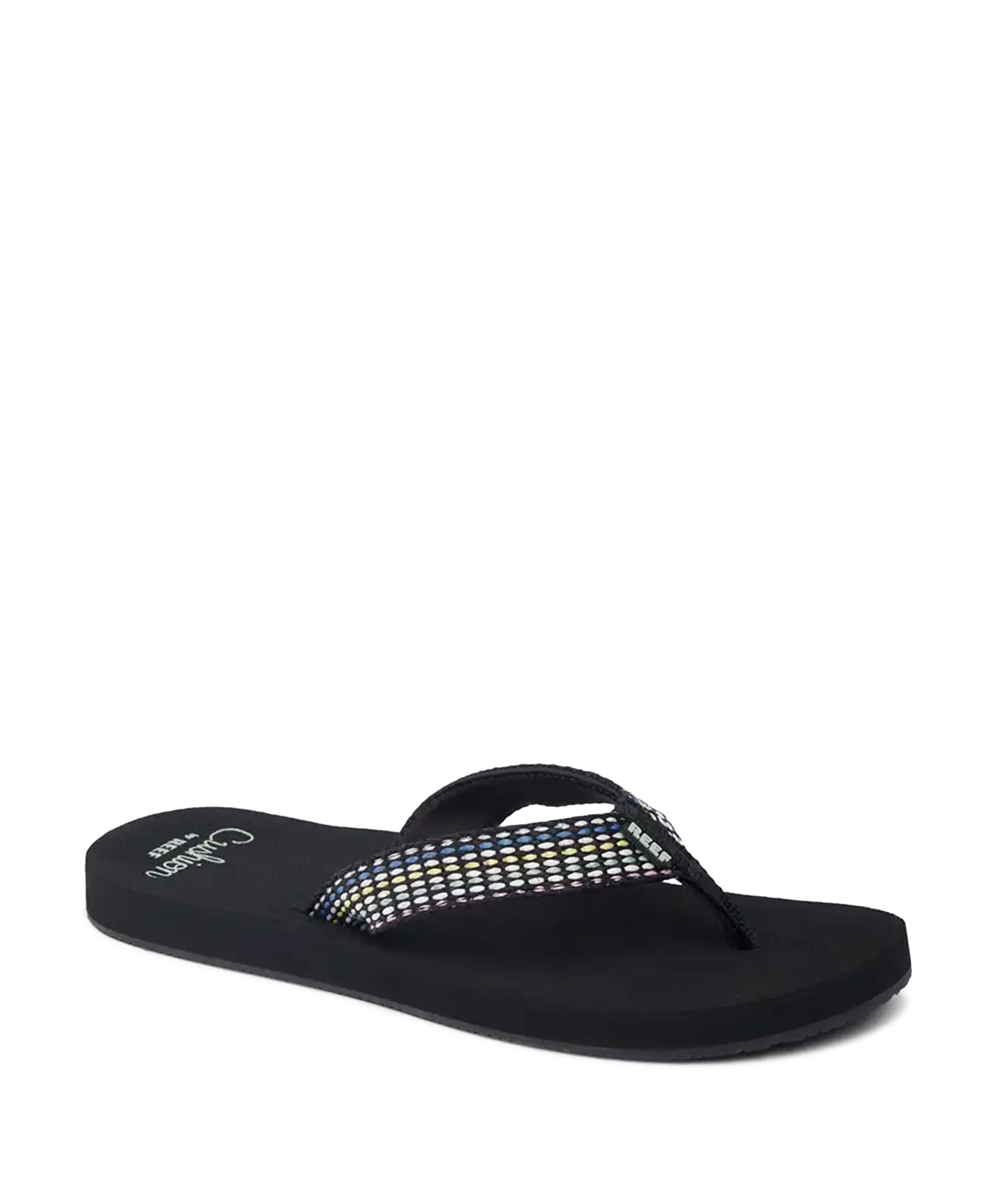 Reef Baja Elena dames slipper zwart