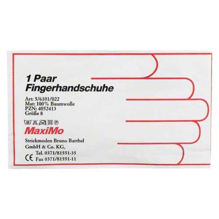 Handschuhe Strick Baumwolle Größe 8 dünn, 2 St