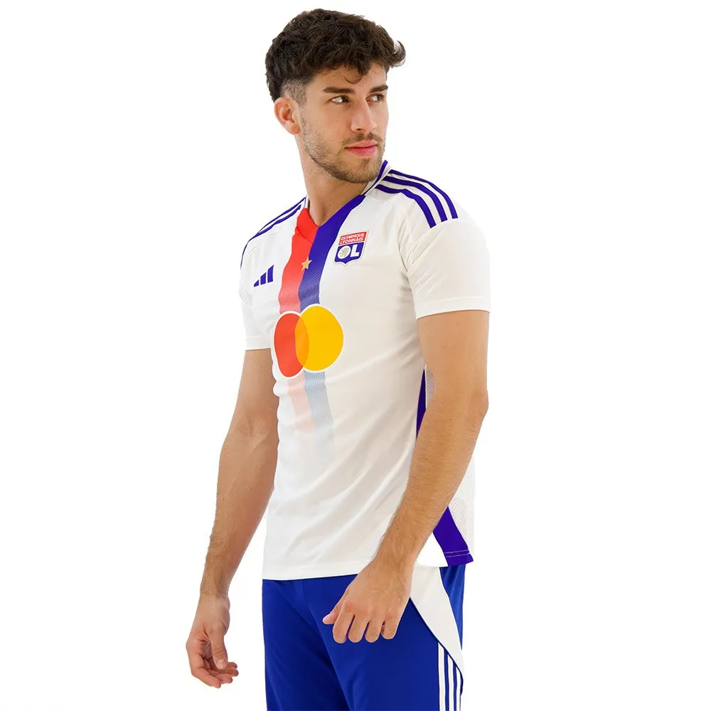 adidas Olympique Lyon 24/25 Heim Damen T-Shirt mit kurzen Ärmeln
