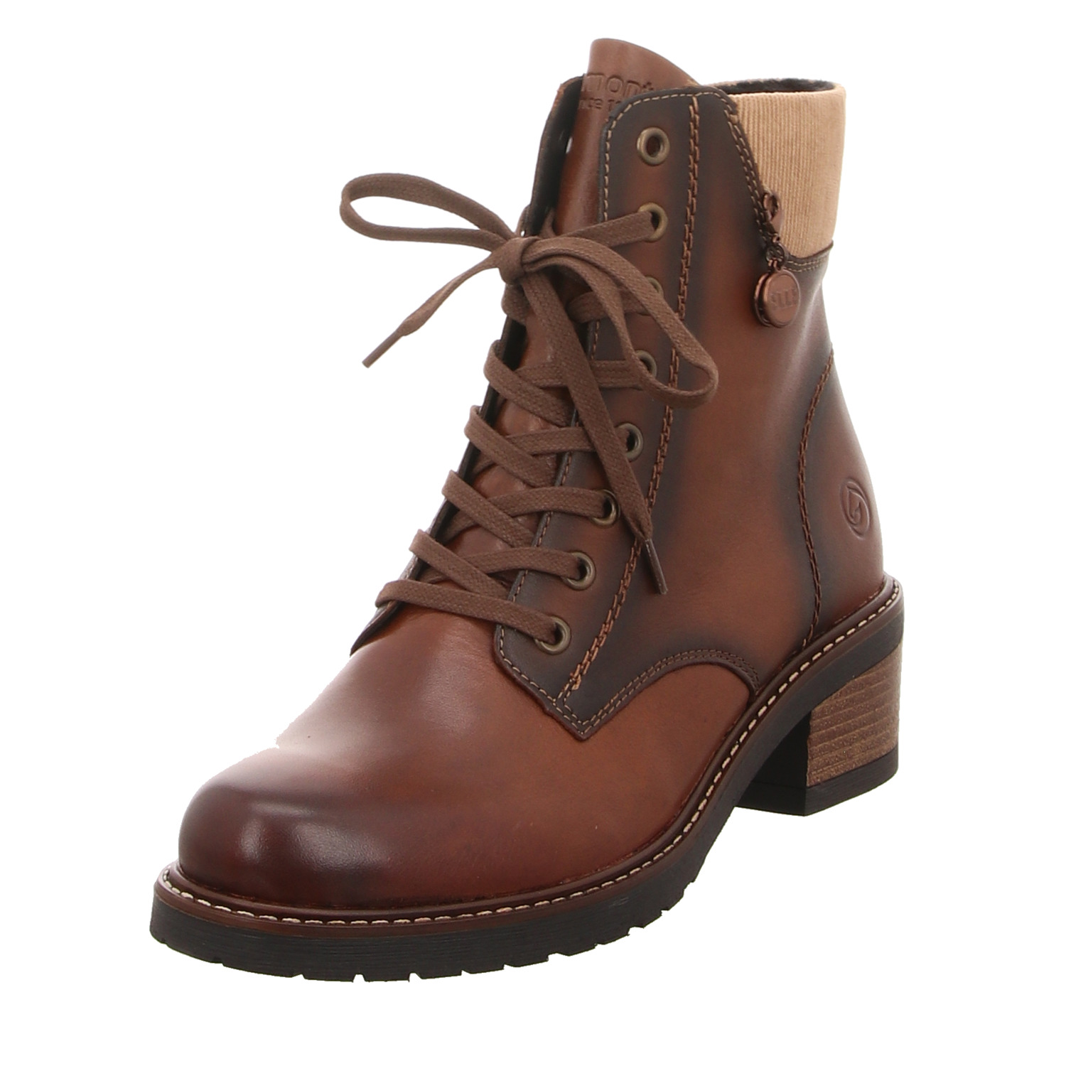Remonte Schnürstiefel braun