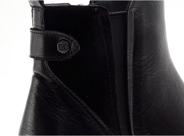 Dorking boots bottine talons femme d9228 alca noir