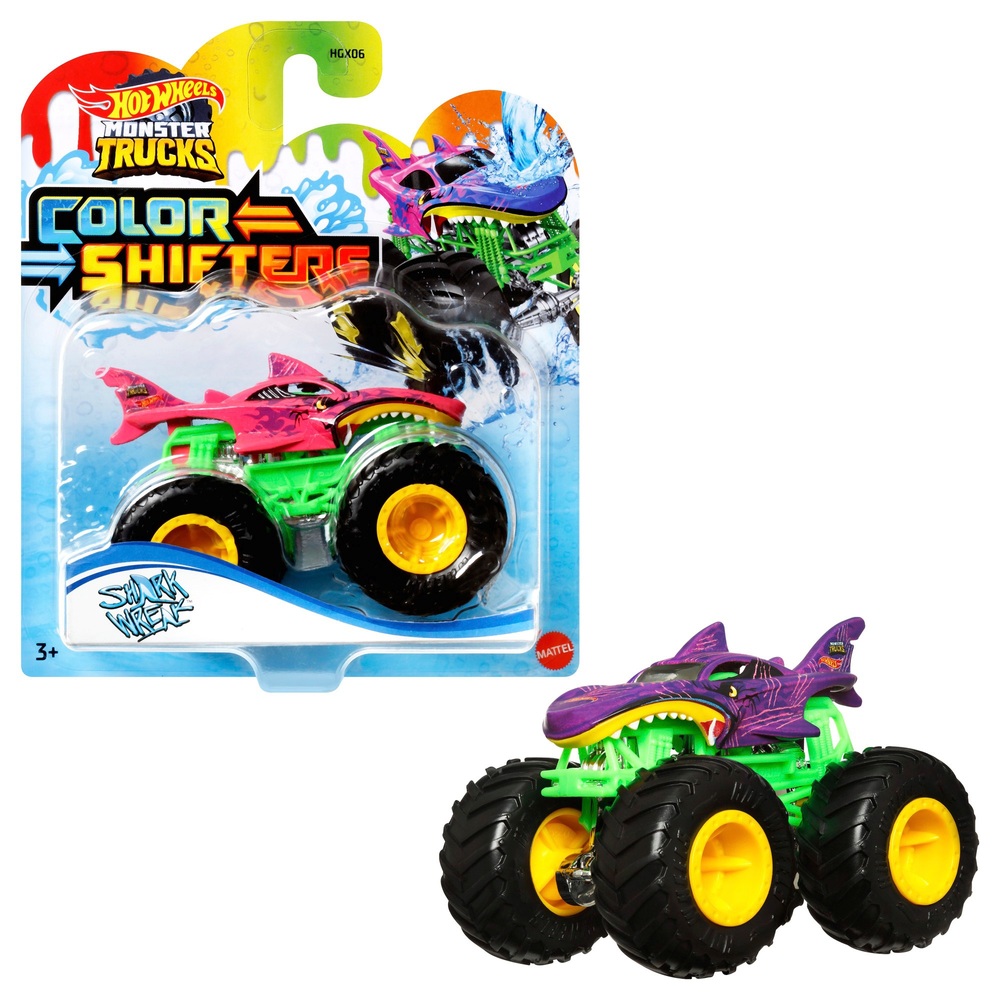 Hot Wheels Monster Trucks 1:64 Colour Shifters Fahrzeugsortiment