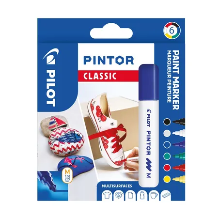 Pilot Kreativmarker PINTOR 4.5 (M) 6er Set Classic