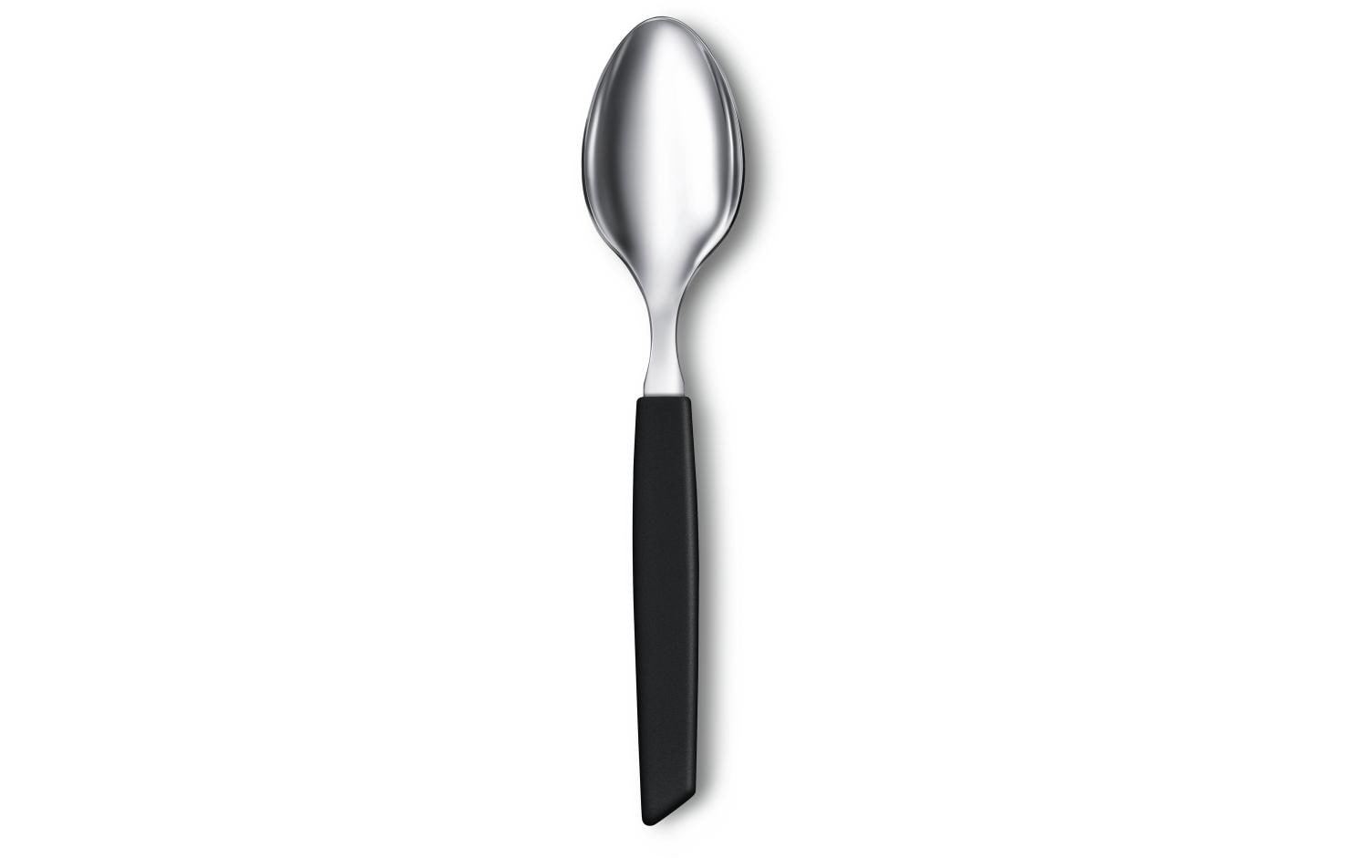Menülöffel Swiss Modern 1 Stück, SchwarzEleganter Esslöffel aus rostfreiem Stahl
