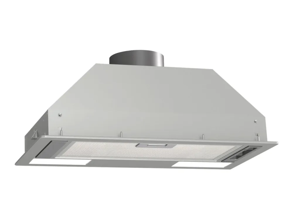 Gorenje Essential BHI611ES - Hætte - tag - bredde: 53.4 cm - dybde: 30 cm - udtrækning og recirkulation (-) - grå