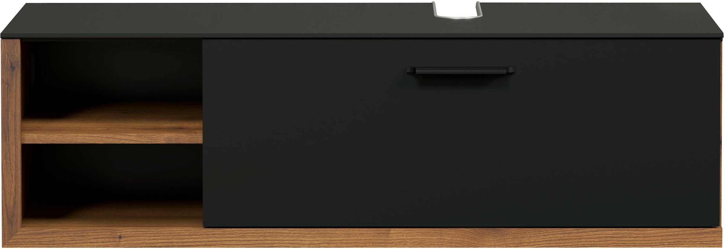 welltime Waschbeckenunterschrank »Premont« 1 Stk. tlg. Hängender Waschtisch mit Siphonausschnitt - (B/T/H) 120/45/36 cm
