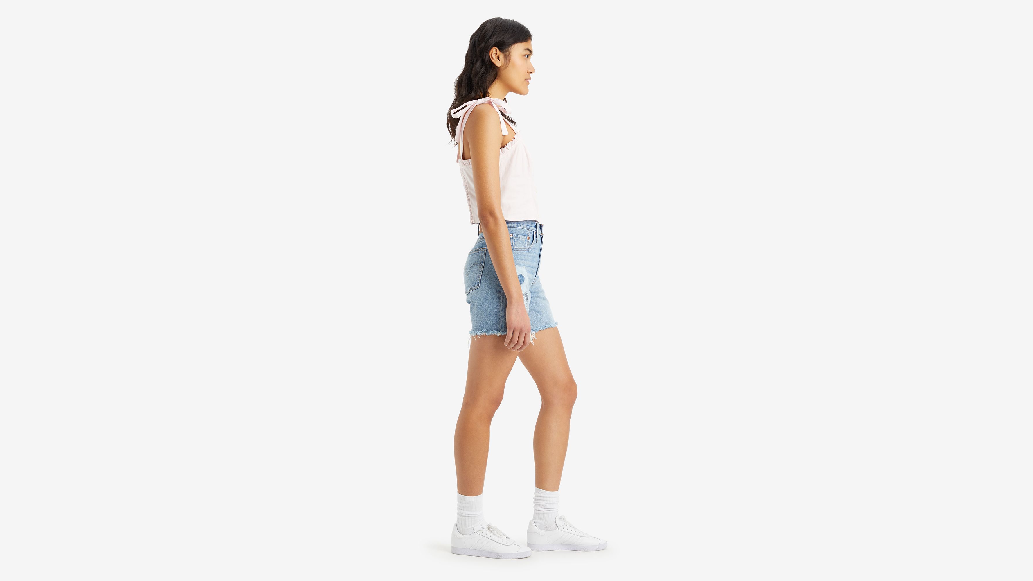 Short 501® mi-cuisse - Geo Florals Short - Bleu