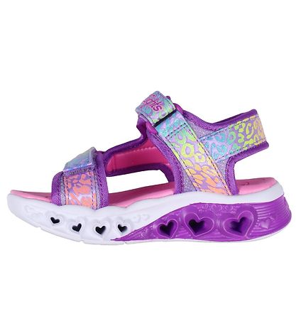 Skechers Sandalen m. Kerzen - Hearts - Lavender/Multi