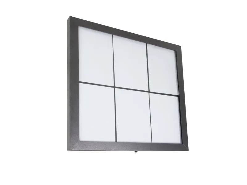 Securit® 6xA4 COATED STEEL belyst informationsdisplay