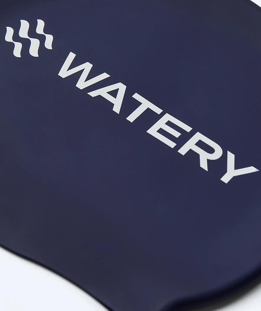 Watery badehætte til børn (3-10) - Signature - Mørkeblå