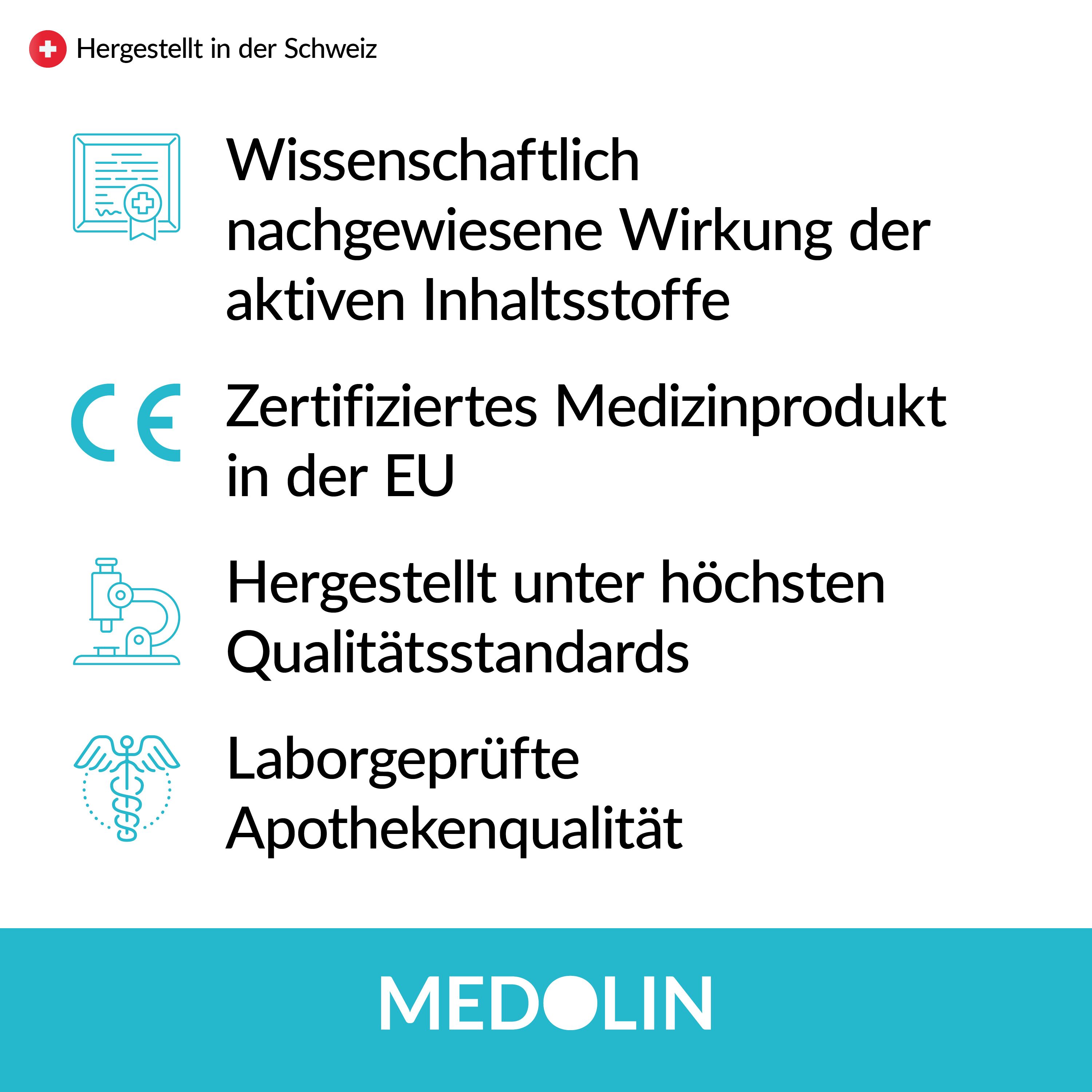 Medolin® Narbengel - Narbensalbe reduziert die Sichtbarkeit von Narben - Effektive Narbencreme