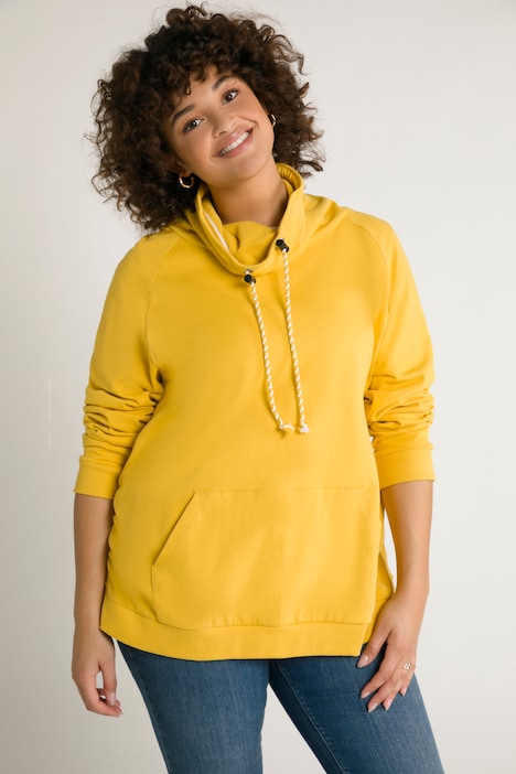 Bellieva-Sweatshirt, elastische Seitennähte, Langarm