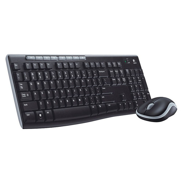Logitech Ensemble clavier-souris sans fil MK270 - Noir