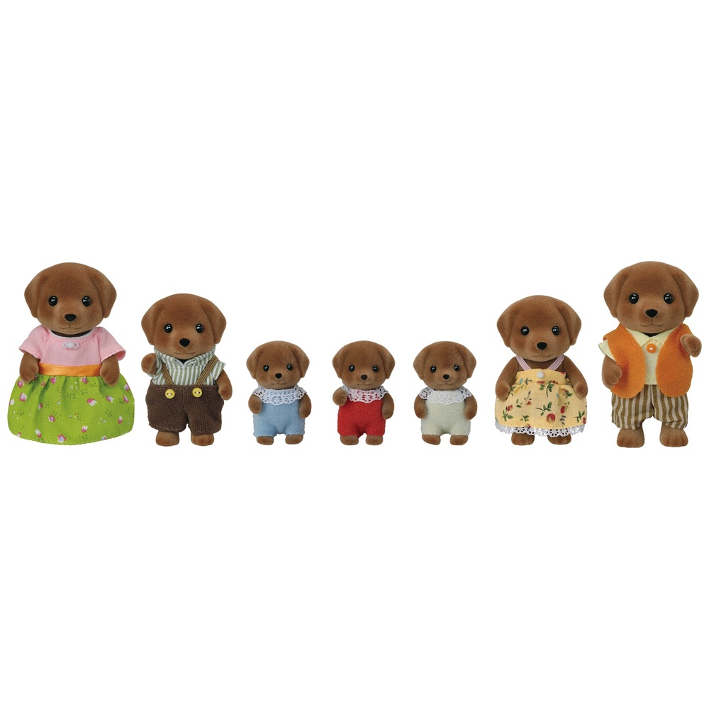 Sylvanian Families Schokoladen-Labrador-Familien-Spielset
