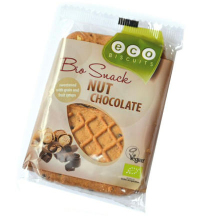 Eco Biscuits Noten/Chocolade Biscuit Bio (45 gr)