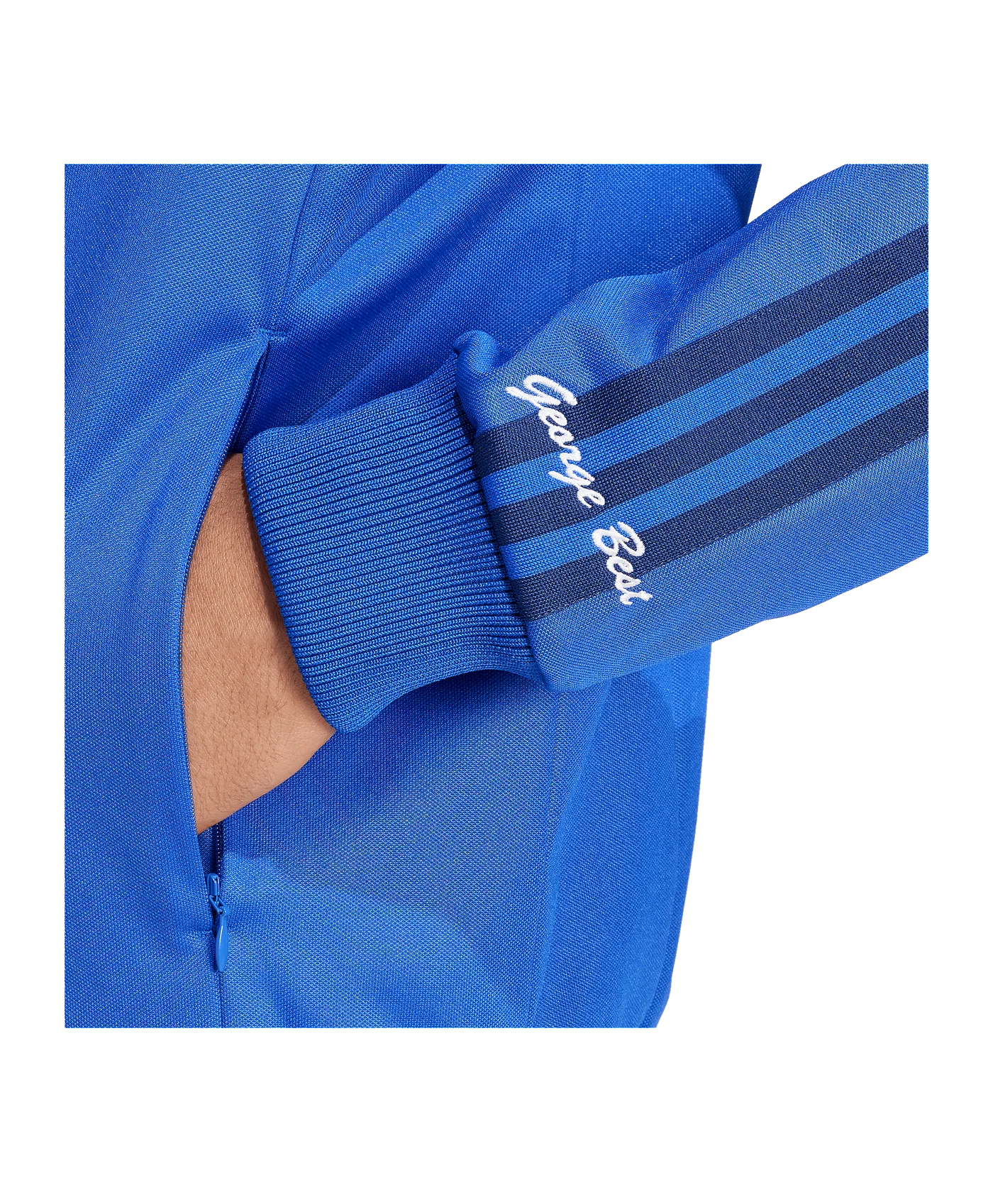 adidas Originals Manchester United George Best Trainingsjacke Blau